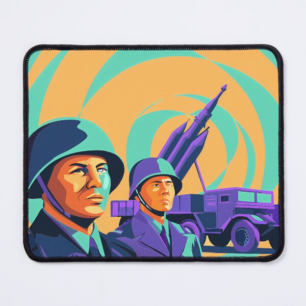 Item preview, Warriors Military Battlefields Explosions Colors War Illustration designed and sold by ART ATTACK ZONE.