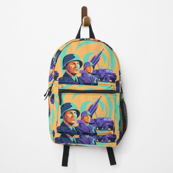 Item preview, Warriors Military Battlefields Explosions Colors War Illustration designed and sold by ART ATTACK ZONE.