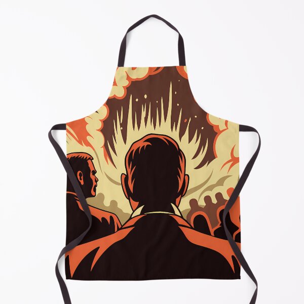 Item preview, Power Military Surreal Battlefields Explosions Colors War Illustration designed and sold by ART ATTACK ZONE.