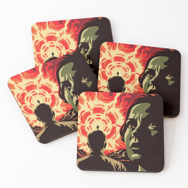 Item preview, Warfare Military Surreal Battlefields Explosions Colors War Illustration designed and sold by ART ATTACK ZONE.