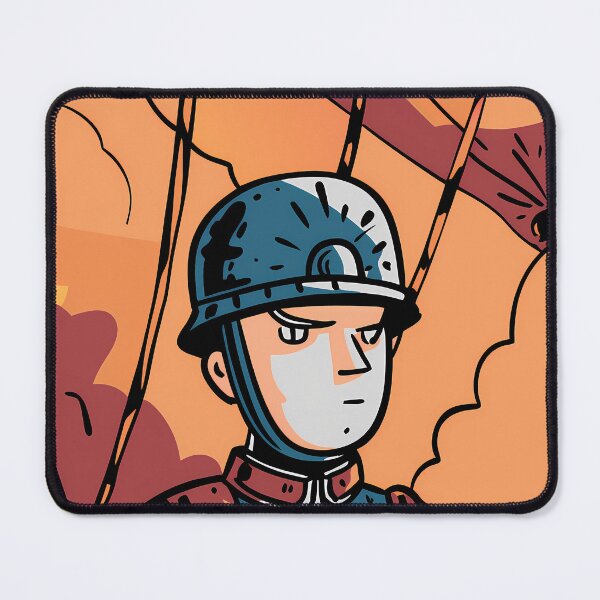 Item preview, Toy Military Surreal Battlefields Explosions Colors War Illustration designed and sold by ART ATTACK ZONE.