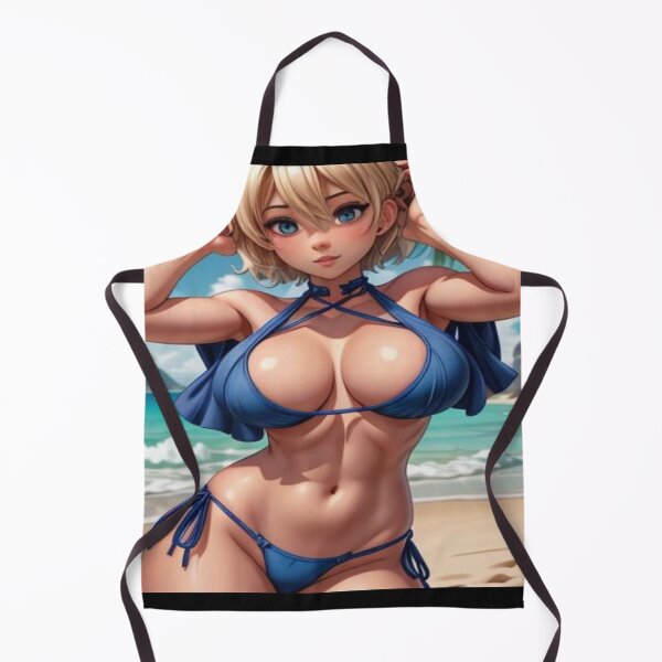 Item preview, Succulent Anime Babe bikini beach designed and sold by FINGMARK.