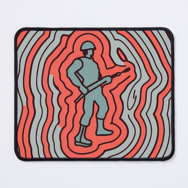 Item preview, Soldier Military Surreal Battlefields Explosions Colors War Illustration designed and sold by ART ATTACK ZONE.