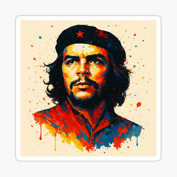 Item preview, Che Guevara painting and urban art stickers  designed and sold by RiderSpoon.