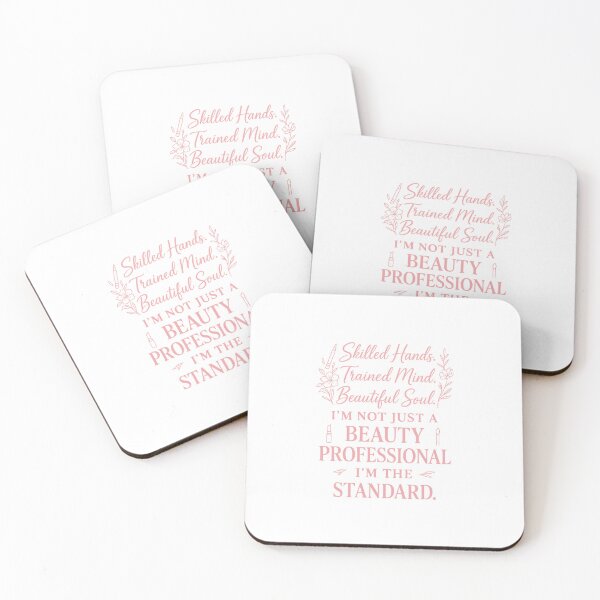 Item preview, Beauty Professional – Proud statement in pink & black for beauticians designed and sold by Tuschycosmetx.