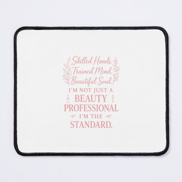 Item preview, Beauty Professional – Proud statement in pink & black for beauticians designed and sold by Tuschycosmetx.