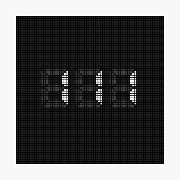 Item preview, Angel Number 111 - Pixel LED Sign designed and sold by Awakened-Pixels.