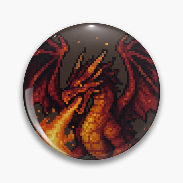 Item preview, Pixel Dragon – Retro RPG Final Boss Pixel Art Design designed and sold by PrometheusStyle.