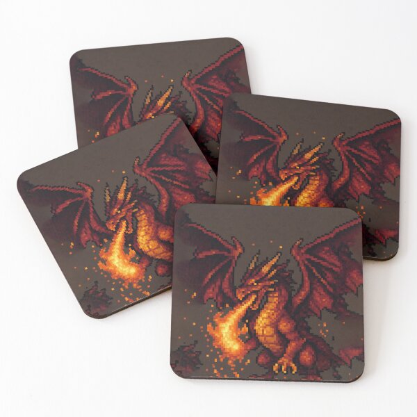 Item preview, Pixel Dragon – Retro RPG Final Boss Pixel Art Design designed and sold by PrometheusStyle.