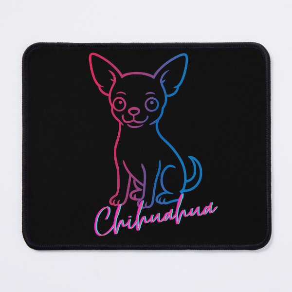 Item preview, Chihuahua – Neon Dog Design in Line Art Style designed and sold by LazyBlackSheep.