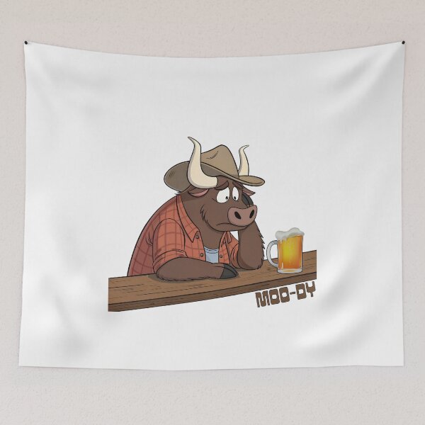 Item preview, Moo-dy designed and sold by NickTaroDesign.