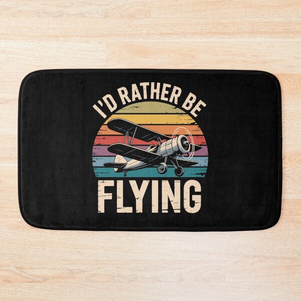 Item preview, I'd Rather Be Flying Funny Aviation Retro designed and sold by tmerchtrends.