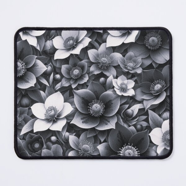 Item preview, blackwhite hellebore flowers designed and sold by Dogandesighn.