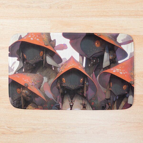 Item preview, Mystic Mushroom Creatures in Cloaks designed and sold by bubblegoth.