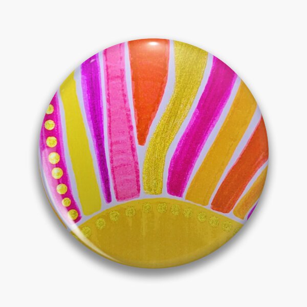 Item preview, Bright abstract sunset art designed and sold by MindfulArtSandy.