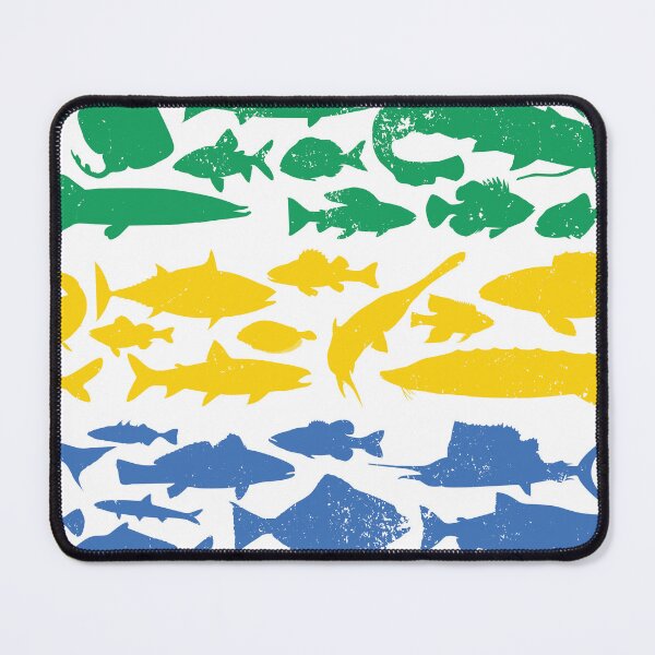 Item preview, Gabonese Flag Made of Fish – Fishing Design for Anglers designed and sold by FlagX.