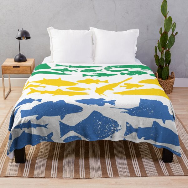 Item preview, Gabonese Flag Made of Fish – Fishing Design for Anglers designed and sold by FlagX.
