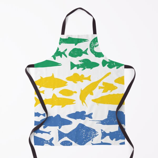 Item preview, Gabonese Flag Made of Fish – Fishing Design for Anglers designed and sold by FlagX.