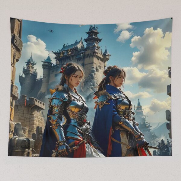 Item preview, medival japan, castle siege, future, fantastic picmedival japan, castle siege, future, fantastic pic designed and sold by PrintYourStyle.