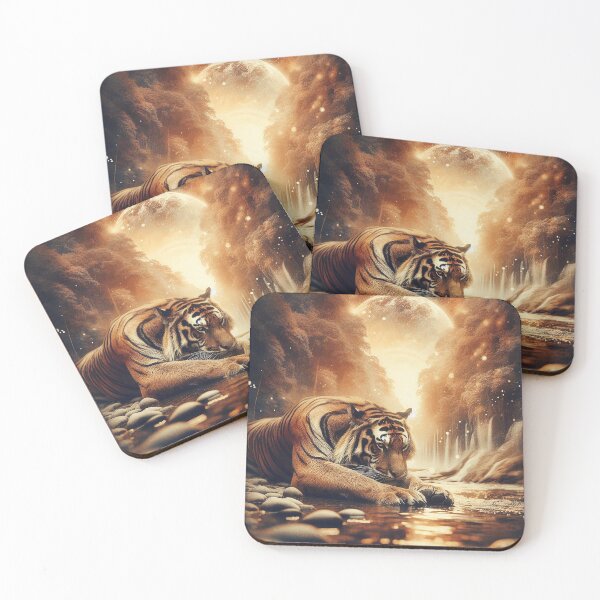 Item preview, Whispers of the Tiger by the Stream designed and sold by nikkolaus.