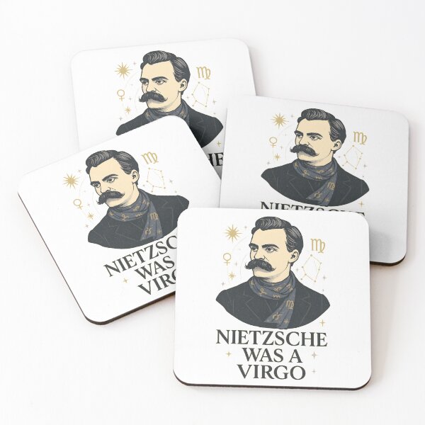 Item preview, Nietzsche Was a Virgo – Star Signs Get Deep designed and sold by Shoot-The-Moon.