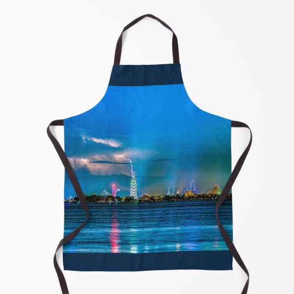 Item preview, Lightning Storm Above Cedar Point Amusement Park Sandusky Ohio 8-8-2018 designed and sold by DaveFilm.