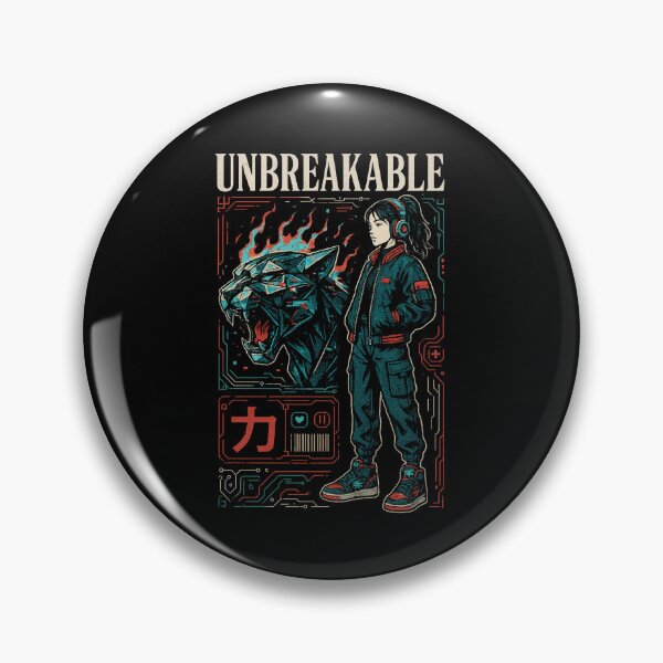 Item preview, Unbreakable Crystal Panther – Vaporwave Cyber Streetwear Fusion designed and sold by Rushurban.