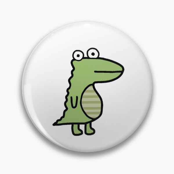 Item preview, Funny Crocodile Art by Iryna’s Art designed and sold by Iryna’s Art.