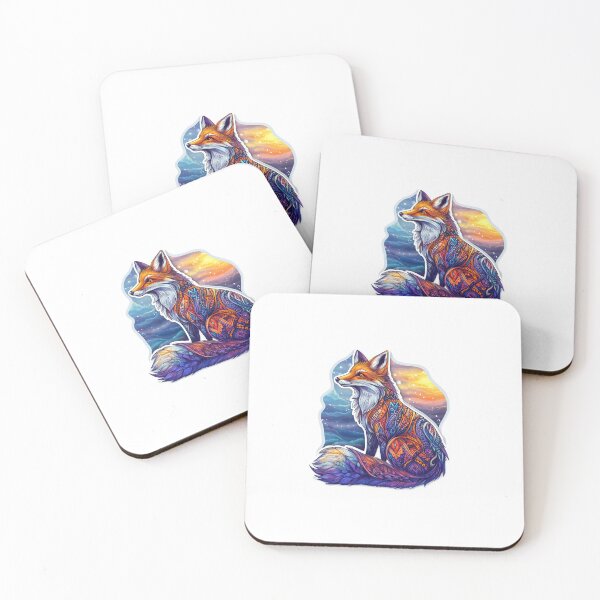 Item preview, A fox in tribal style designed and sold by Ex3l3nd.
