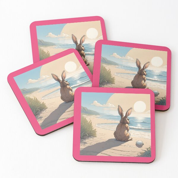 Item preview, Rabbit by the sea , rabbit , sea,  designed and sold by GOLDENGARDENART.