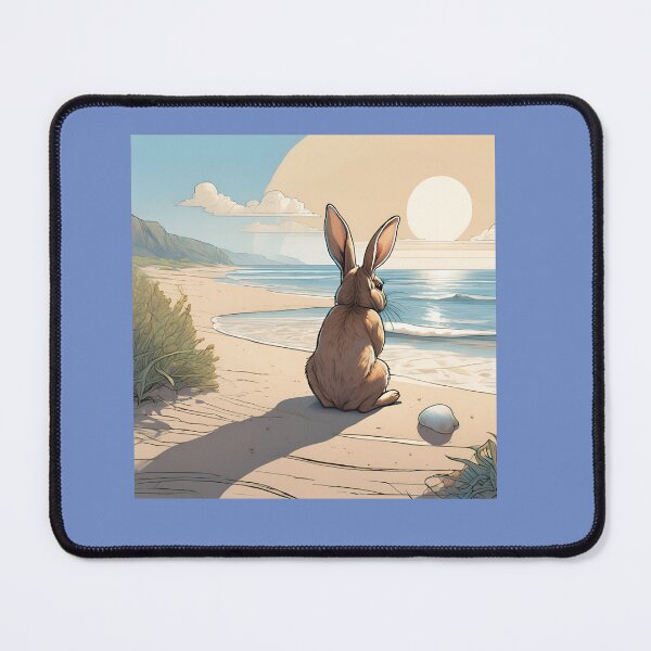 Item preview, Rabbit by the sea , rabbit , sea, designed and sold by GOLDENGARDENART.