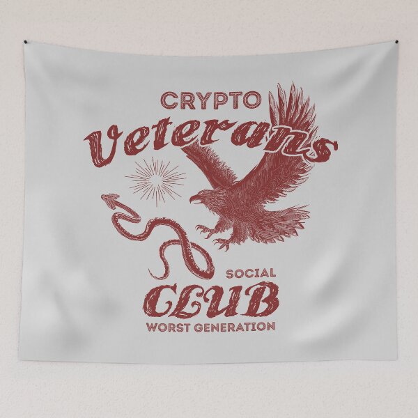 Item preview, eagle and snake - crypto veterans social club  designed and sold by hayrpictures.