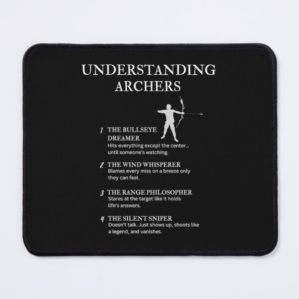 Item preview, Understanding Archers – Funny Archery Life Definitions – Black designed and sold by PsyFlow35.