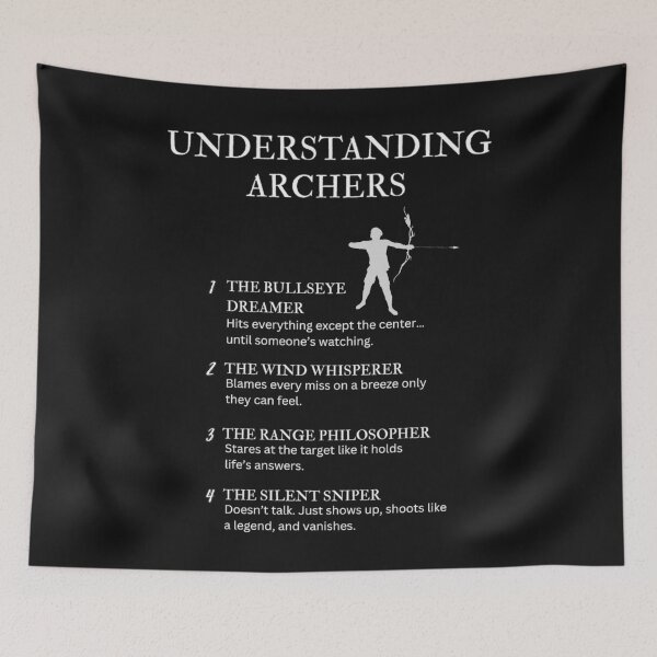 Item preview, Understanding Archers – Funny Archery Life Definitions – Black designed and sold by PsyFlow35.
