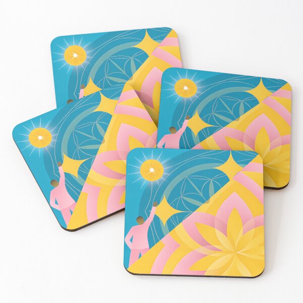 Item preview, MAn Woman Abstract Flowers Sun Heart Rays designed and sold by ART ATTACK ZONE.