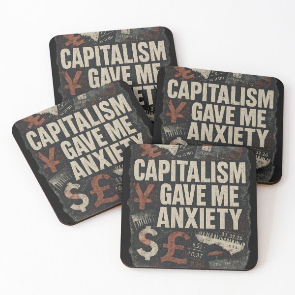 Item preview, Capitalism Gave Me Anxiety – Grunge Protest Wellbeing designed and sold by Shoot-The-Moon.