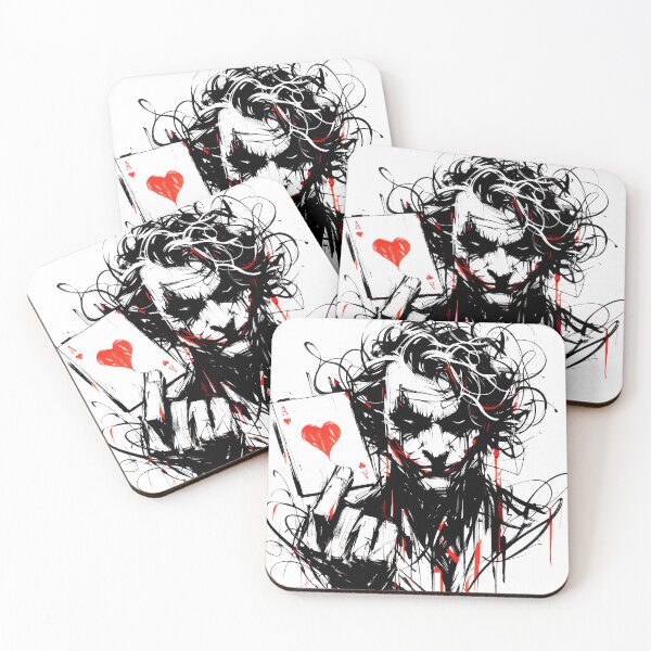 Item preview, Stylized Dark Joker Face - Ace of Cups Symbolism designed and sold by H Jonas.