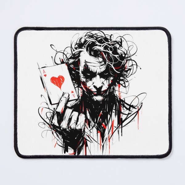 Item preview, Stylized Dark Joker Face - Ace of Cups Symbolism designed and sold by H Jonas.