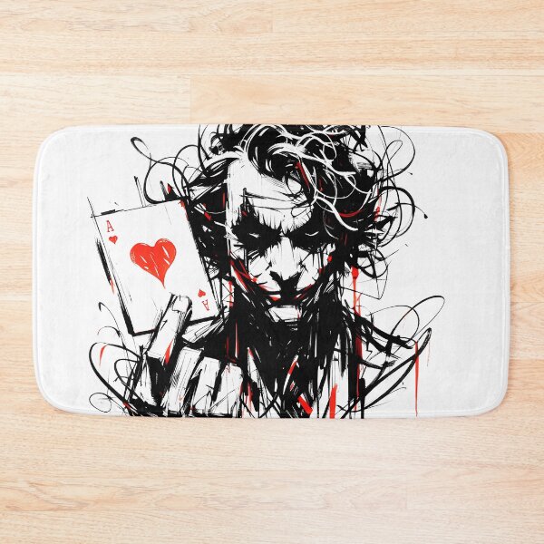 Item preview, Stylized Dark Joker Face - Ace of Cups Symbolism designed and sold by H Jonas.