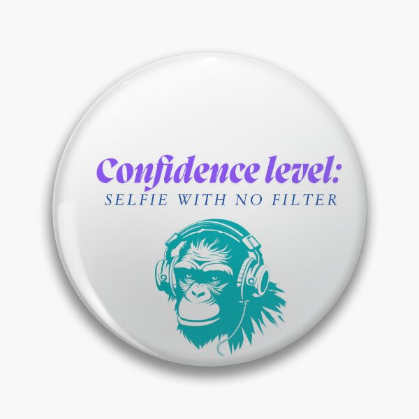 Item preview, Selfie Without Filter Shirt, Funny Confidence Statement, No Filter Needed designed and sold by Terry-Salsa.