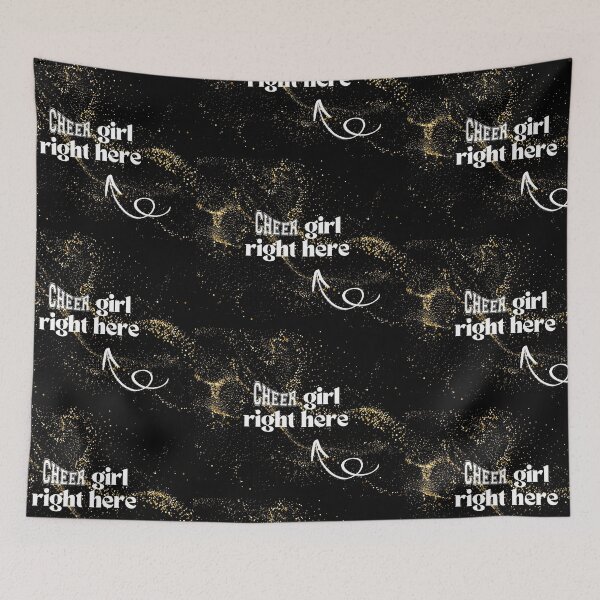 Item preview, Cheer girl gold speckles  designed and sold by miamicoolart.