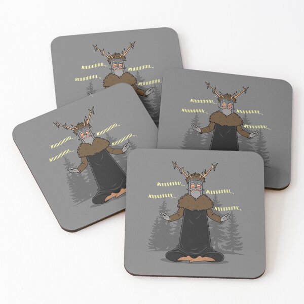 Item preview, Funny Knight Practicing Yoga Retro Movie Cartoon designed and sold by BoggsNicolasArt.