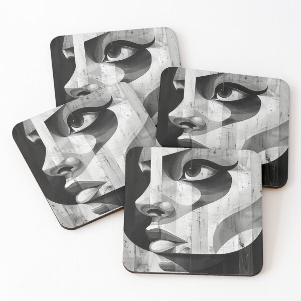 Item preview, Mystic Visage Tee, The Essence of Her Gift, Abstract Beauty designed and sold by Terry-Salsa.