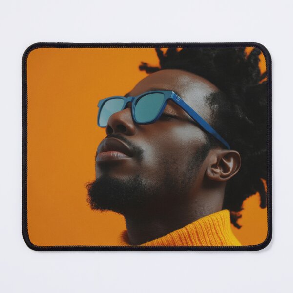 Item preview, Man in shades by orange wall designed and sold by anytka.