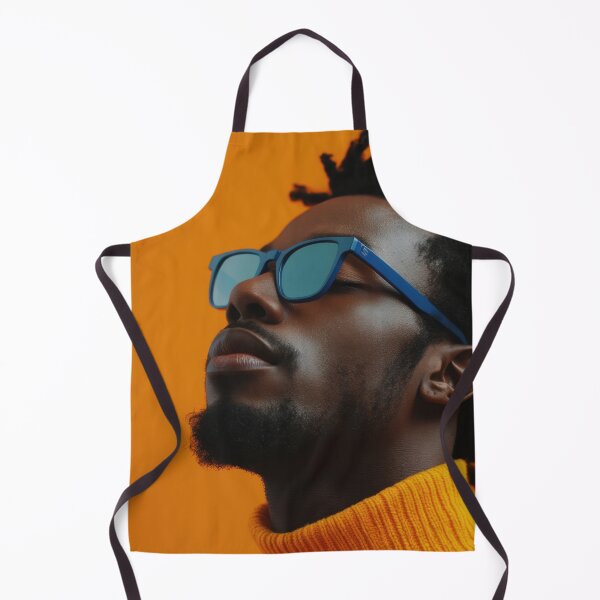 Item preview, Man in shades by orange wall designed and sold by anytka.