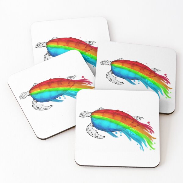 Item preview, Rainbow sea turtle designed and sold by Antiope33.