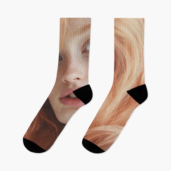 Item preview, Model with orange hair designed and sold by anytka.