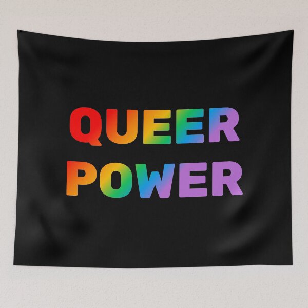 Item preview, Queer Power   pride month designed and sold by Inspirationmotivation.