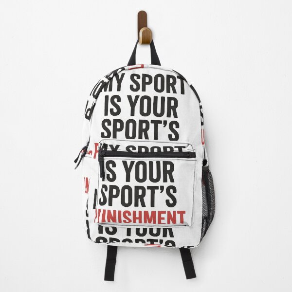 Item preview, My Sport Is Your Sport’s Punishment – Bold Running Quote for Dedicated Runners designed and sold by Jason123za.