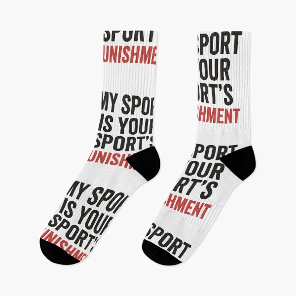 Item preview,  My Sport Is Your Sport’s Punishment – Bold Running Quote for Dedicated Runners designed and sold by Jason123za.